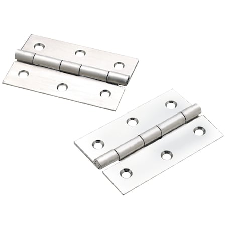 (2) Stainless Steel Fast Pin Type Butt Hinges, 1-5/8 X 2-1/2